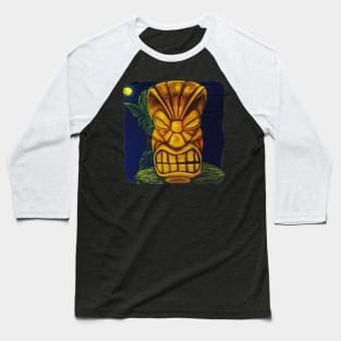 Tiki totem original art design tshirt Baseball T-Shirt